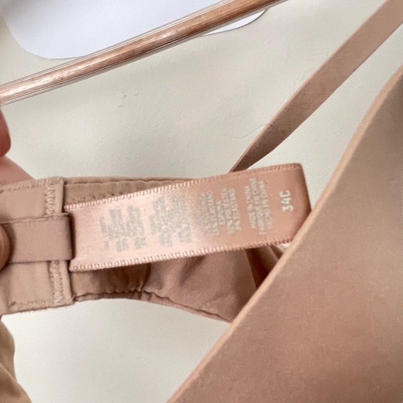 🎉 NEW LISTING Skims Lightly Paded Bra 34C Beige Tan - Picture 12 of 14
